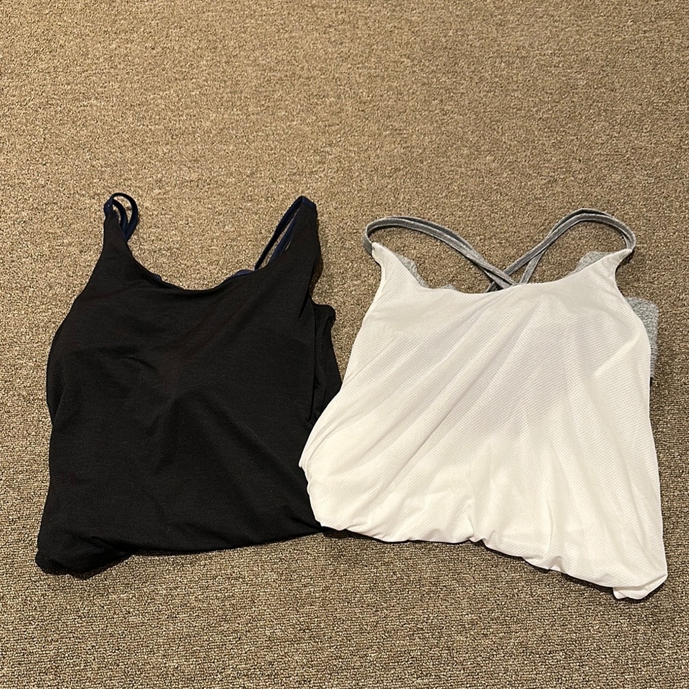 Old Navy Black and White Tank Top